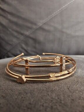 Boho Gold Stackable Cuff Bracelet Set
